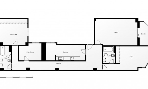 Sprzedaż - Apartament mieszkanie -
Torrevieja - Centro