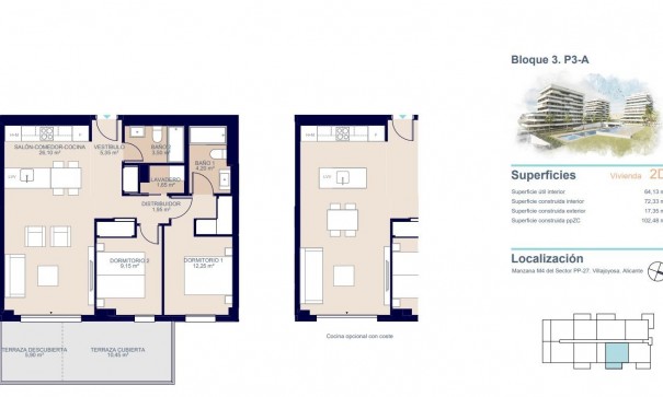 Nouvelle construction - Appartement -
Villajoyosa - Playas Del Torres