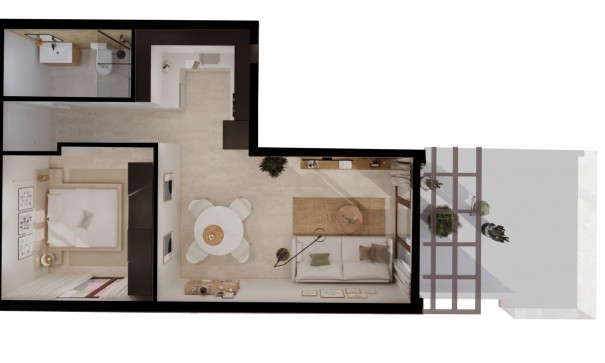 New Build - Apartment Flat -
Vera - Vera playa