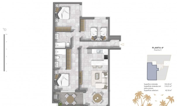 Obra Nueva - Apartamento piso -
Guardamar del Segura - Pueblo