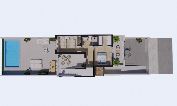 Nybyggd - Radhus -
Los Alcazares - Serena Golf