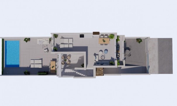 Nybyggd - Radhus -
Los Alcazares - Serena Golf