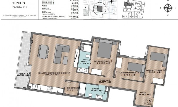 New Build - Apartment Flat -
Algorfa - Pueblo