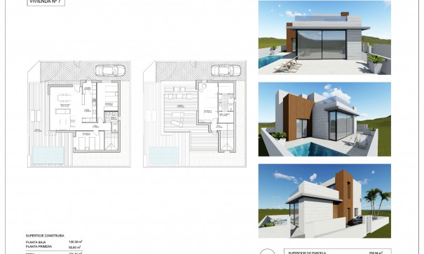 Nowa konstrukcja - Willa wolnostojąca -
Pilar de la Horadada - pueblo