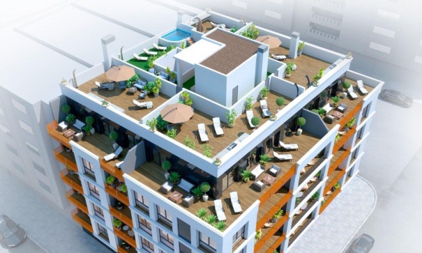 Nybyggd - Lägenhet lägenhet -
Torrevieja - Parque de las Naciones