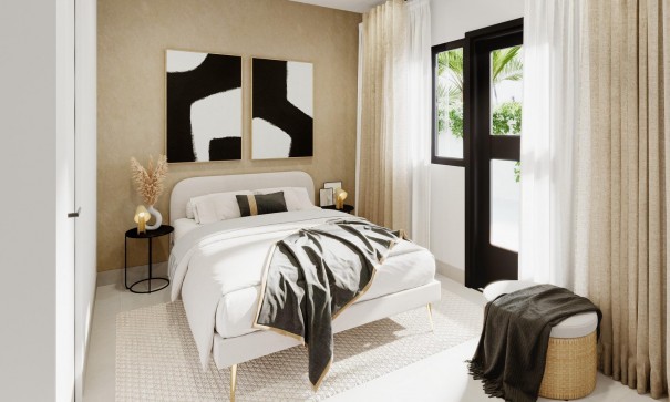 Nybyggd - Bungalow på översta våningen -
Puerto de mazarron - Playa Negra