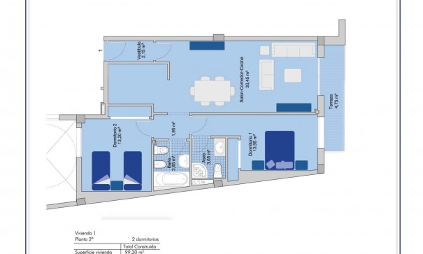 Nowa konstrukcja - Apartament mieszkanie -
San Miguel de Salinas
