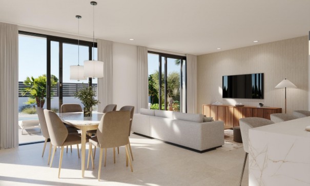 Obra Nueva - Chalet Independiente -
Fuente Álamo - Hacienda Del Álamo Golf