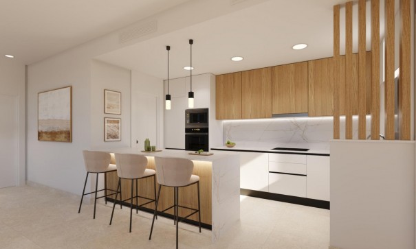 Obra Nueva - Chalet Independiente -
Fuente Álamo - Hacienda Del Álamo Golf