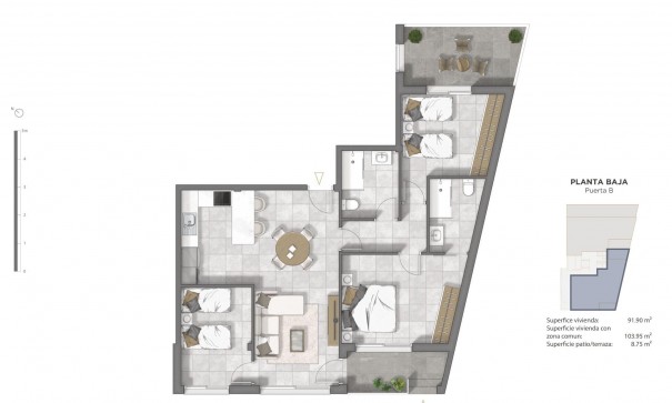 New Build - Apartment Flat -
Guardamar del Segura - Pueblo