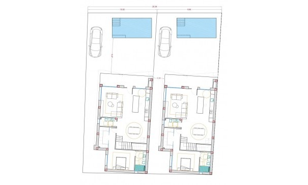 Nowa konstrukcja - Willa w zabudowie bliźniaczej -
Dolores - dolores