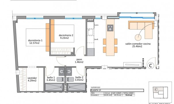 Nouvelle construction - Appartement -
San Pedro del Pinatar - Lo Pagán