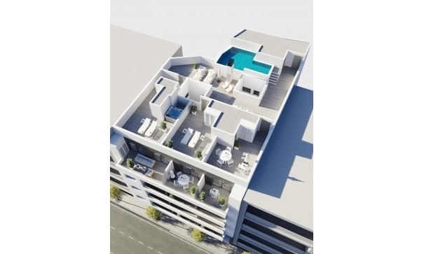 Nouvelle construction - Apartement Flat -
Torrevieja - Center
