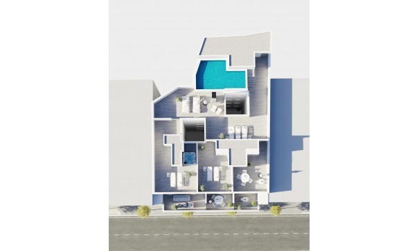 Nouvelle construction - Apartement Flat -
Torrevieja - Center