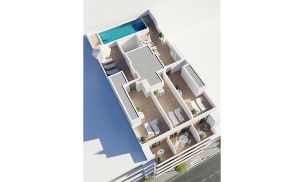 Nouvelle construction - Apartement Flat -
Torrevieja - Center