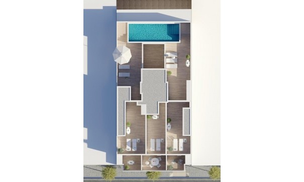 Nouvelle construction - Apartement Flat -
Torrevieja - Center