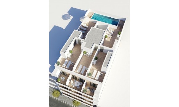 Nouvelle construction - Apartement Flat -
Torrevieja - Center