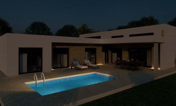 New Build - Freistehende Villa -
Pinoso - Campo