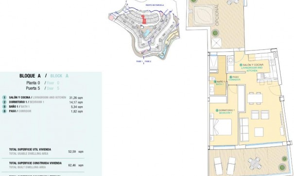 Obra Nueva - Apartamento piso -
Águilas - Isla del fraile