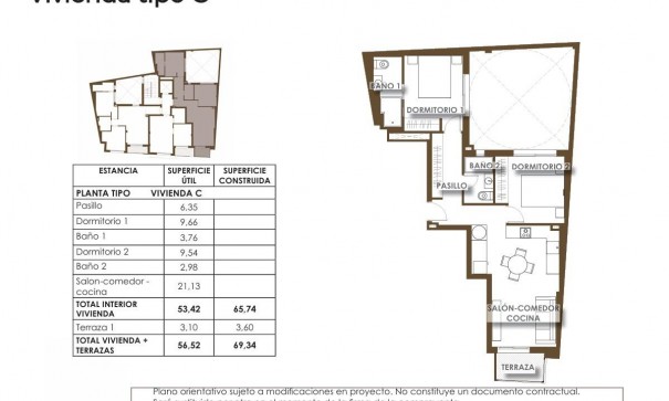 Herverkoop - Apartement Flat -
Torrevieja - Estacion de autobuses