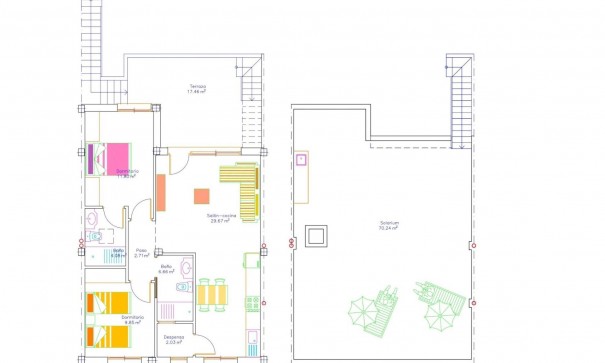 Nybyggd - Lägenhet lägenhet -
San Javier - pueblo