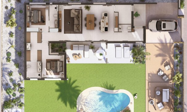 Nouvelle construction - Villa Individuelle -
Baños y Mendigo - Altaona Golf