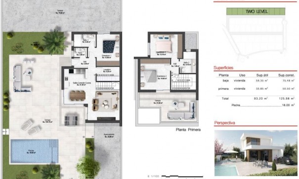 New Build - Detached Villa -
Baños y Mendigo - Altaona golf and country village
