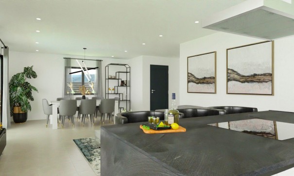 Obra Nueva - Chalet Independiente -
Monforte del Cid - La Capitana