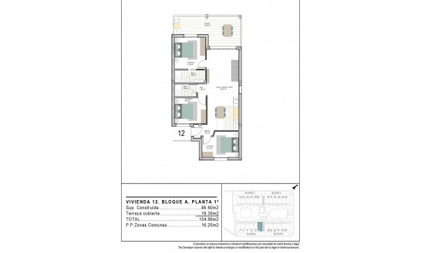 Nouvelle construction - Appartement -
Torre Pacheco - San Cayetano