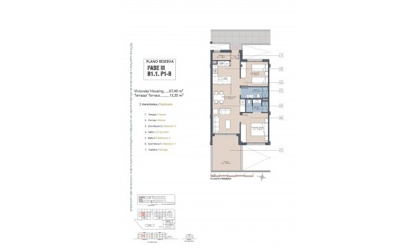 Obra Nueva - Apartamento piso -
Los Alcazares - La Serena Golf