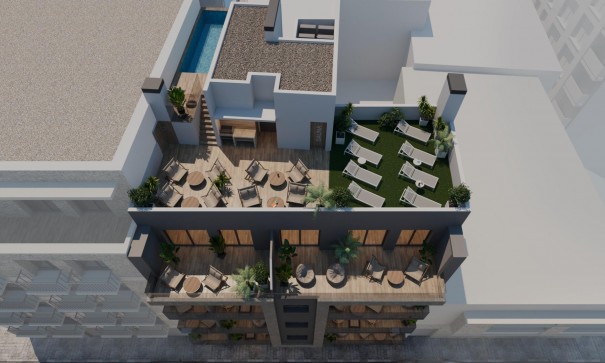 Nouvelle construction - Appartement -
Torrevieja - Center