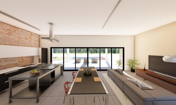 Nybyggd - Fristående villa -
Pinoso - Campo