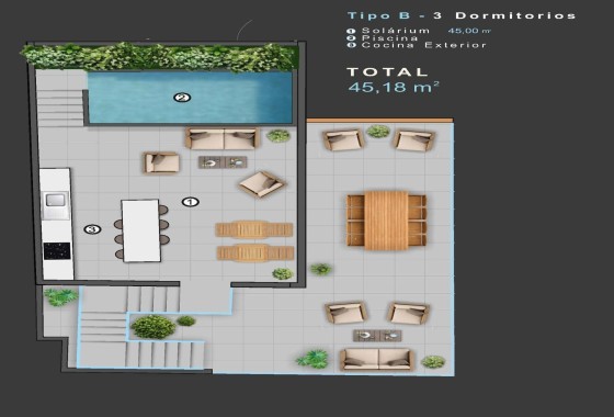 New Build - Wohnung Appartement -
Torrevieja - Center