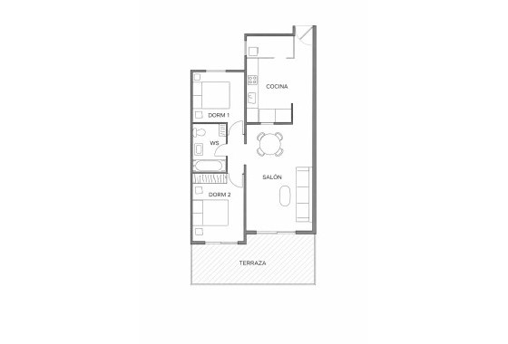 Herverkoop - Apartement Flat -
Orihuela Costa - Campoamor