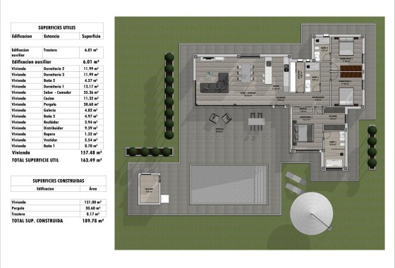NIEUWBOUW - Vrijstaande Villa -
Aspe - Poligono 19