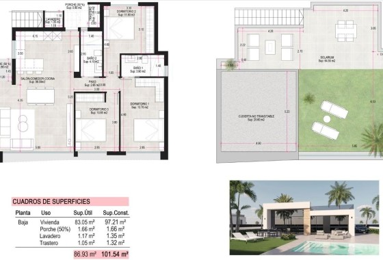 Nowa konstrukcja - Willa wolnostojąca -
Alhama de Murcia - Condado de Alhama