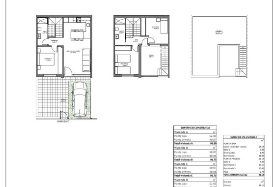 Obra Nueva - Casa de pueblo -
Pilar de la Horadada - Barrio los Segundas