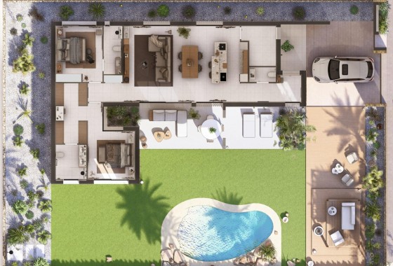 New Build - Detached Villa -
Baños y Mendigo - Altaona Golf
