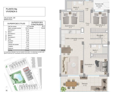 Nouvelle construction - Appartement -
Santa Pola - Playa Tamarit