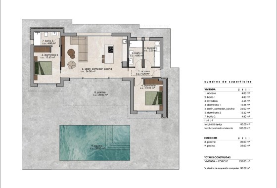 NIEUWBOUW - Vrijstaande Villa -
Pinoso - Lel