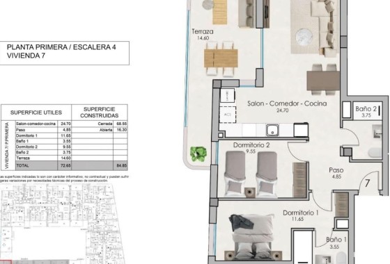 Nowa konstrukcja - Apartament / Mieszkanie -
Santa Pola - Estacion de autobuses