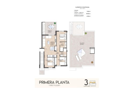 Nowa konstrukcja - Apartament / Mieszkanie -
San Miguel de Salinas - La Cañada