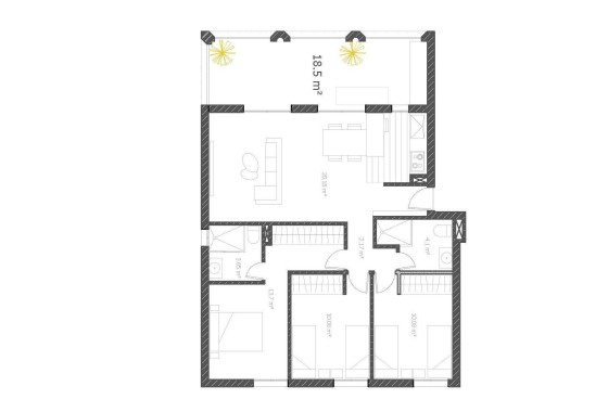 Obra Nueva - Apartamento / Piso -
Villajoyosa - Cala Mallaeta