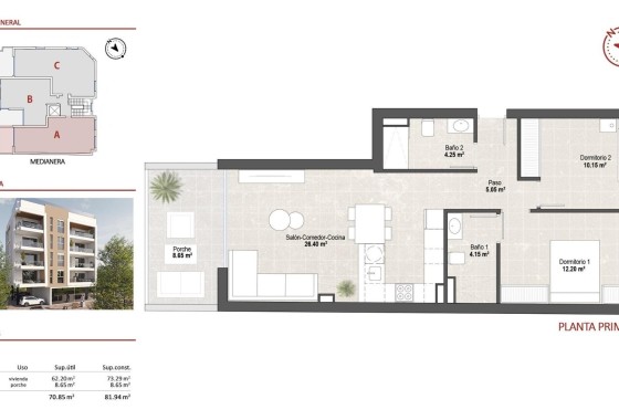 Nowa konstrukcja - Apartament / Mieszkanie -
San Pedro del Pinatar - Lo Pagán