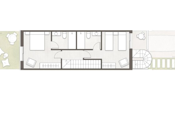 Obra Nueva - Casa de pueblo -
Pilar de la Horadada - pueblo