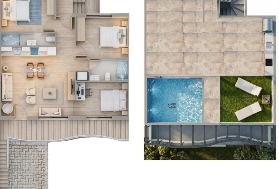 New Build - Wohnung / Appartement -
Pilar de la Horadada - parques de Andromeda