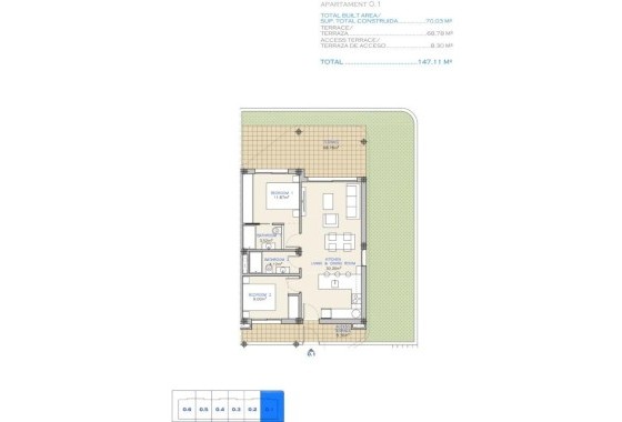 New Build - Apartment Flat -
Los Alcazares - Serena Golf