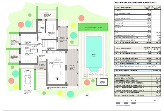 New Build - Freistehende Villa -
Pinoso - Rodriguillo
