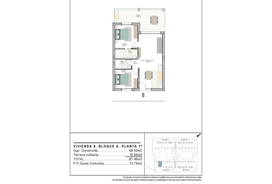 NIEUWBOUW - Appartement / Flat -
Torre Pacheco - San Cayetano