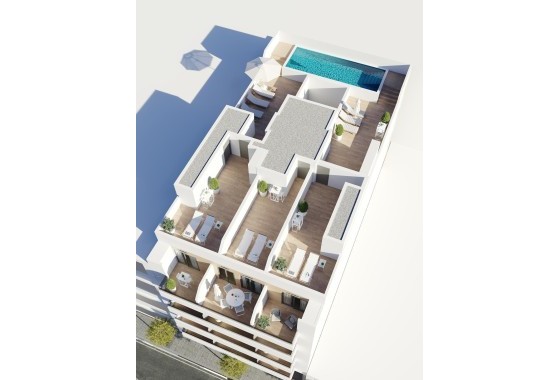 New Build - Wohnung / Appartement -
Torrevieja - Center